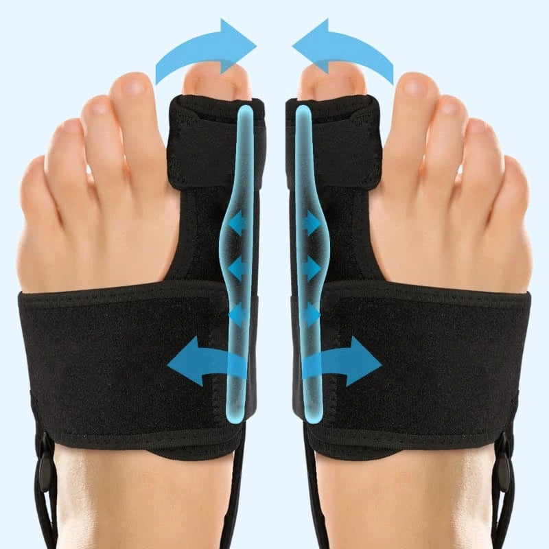 Valgux™ Skinne | Tåkorrektor mod skæv storetå (Hallux Valgus)